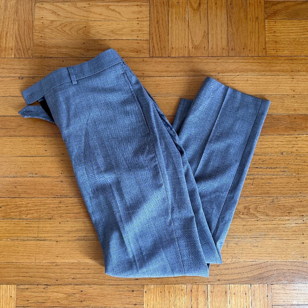 Mens Gray Slim Fit Dress Pants By Calvin Klein 32W x 30L